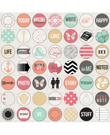 PAPEL SCRAP TERESA COLLINS Daily Stories Circulos 1