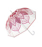 Paraguas Cacharel transparente de mujer estampado - Color Rojo - Dendago