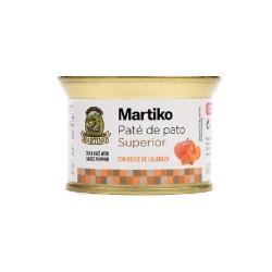 Paté de Pato Superior con dulce de Calabaza Martiko 130 gr 1
