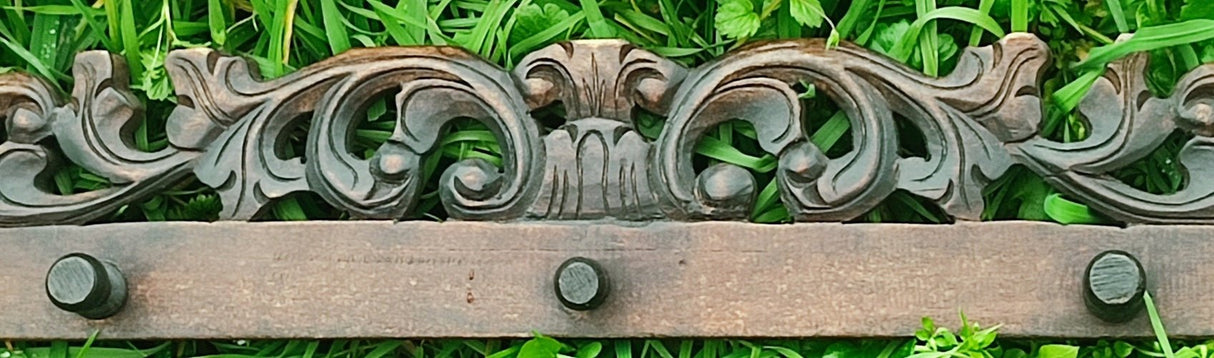 Percha de madera de Indonesia mod. elefantes - Dendago