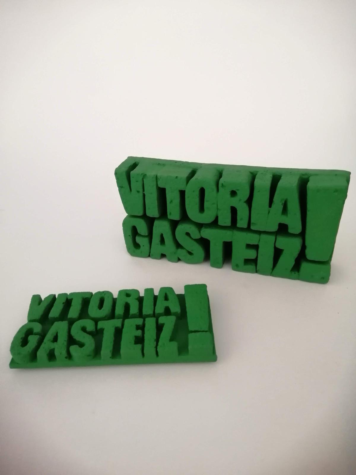 Pieza cerámica Vitoria Gasteiz Green capital - Dendago