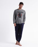 PIJAMA MANGA LARGA STAR WARS - Mandalorian para Hombre MARENGO JASPE - Dendago