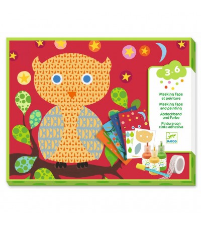 Pintura con cinta adhesiva. ¡Oh, es mágico! 1