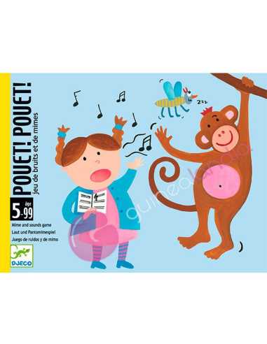 Pouet! Pouet! Juego de cartas Djeco - Dendago