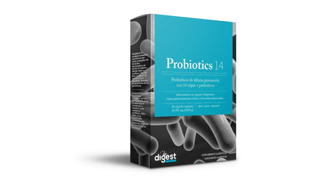Probiotics14 30 cápsulas vegetales de 802 mg.
