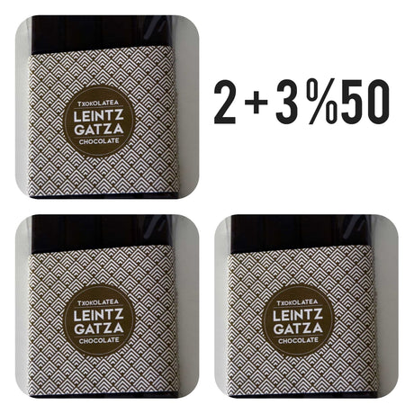 Producto Vasco oferta chocolate con Sal de Leniz 110g x 3 - Dendago