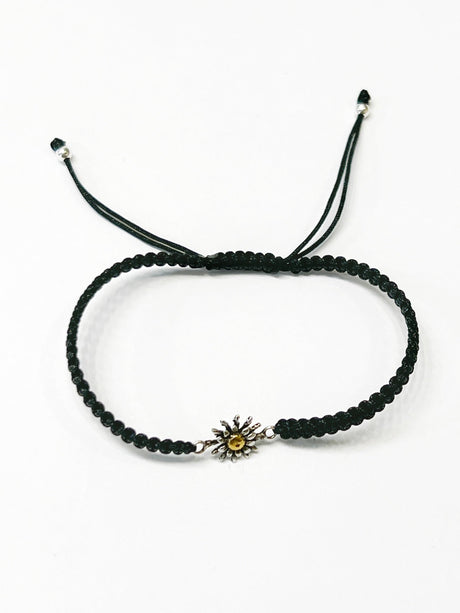 Pulsera con eguzkilore plata - Dendago