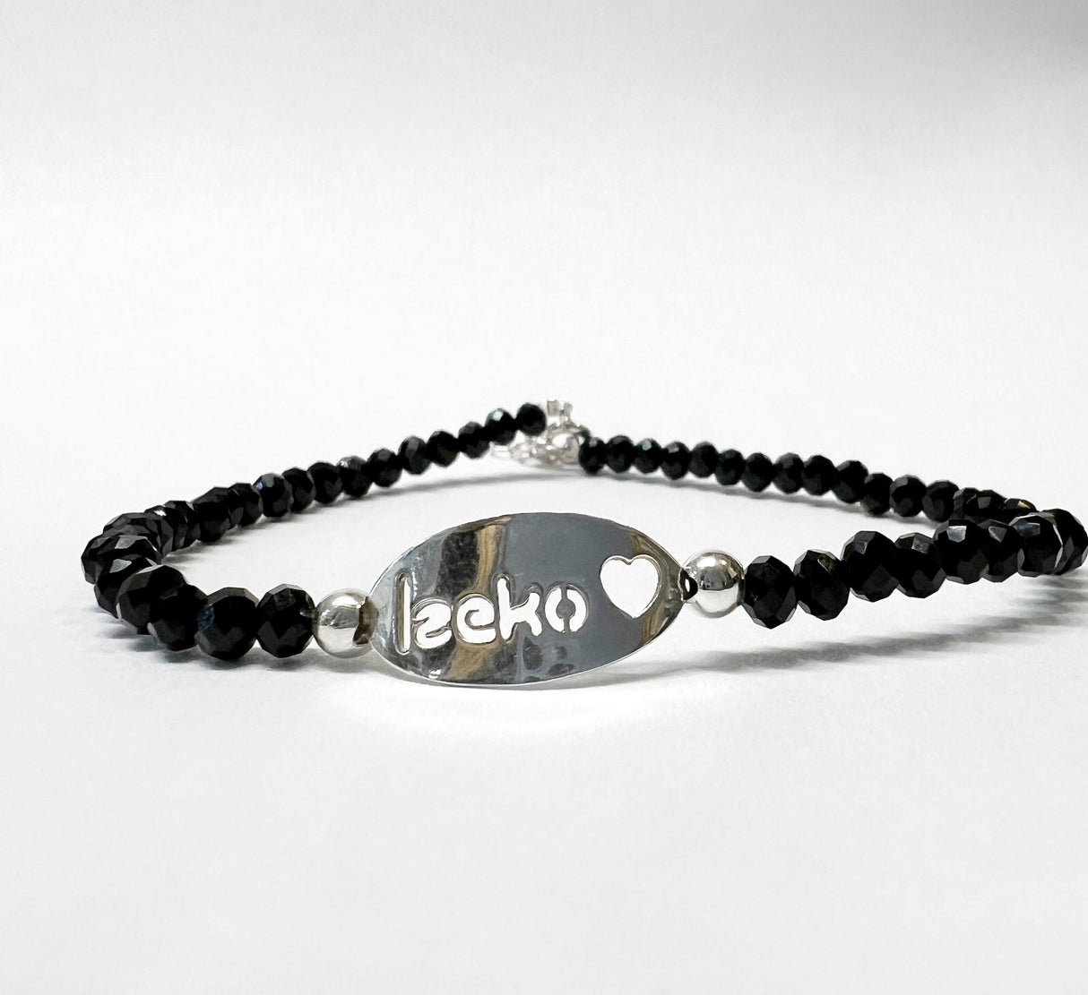 Pulsera de plata/onix para IZEKO - Dendago