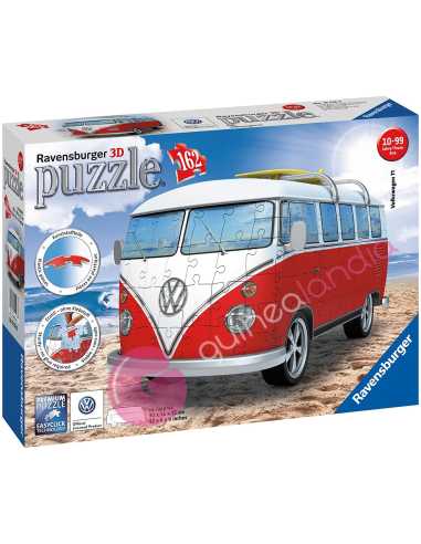 Puzzle 3D Furgoneta Volkswagen T1 162 pzs - Dendago
