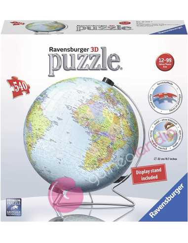 Puzzle 3D Globo 540 piezas - Dendago
