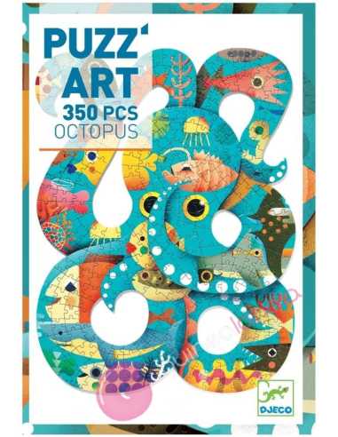 Puzzle Art Octopus 350 pzs Djeco - Dendago