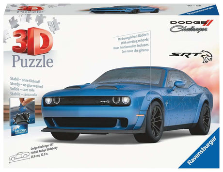 PUZZLE DODGE CHALLENGER AZUL - Dendago