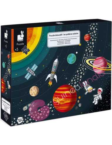 Puzzle Educativo Sistema Solar 100 piezas - Janod - Dendago