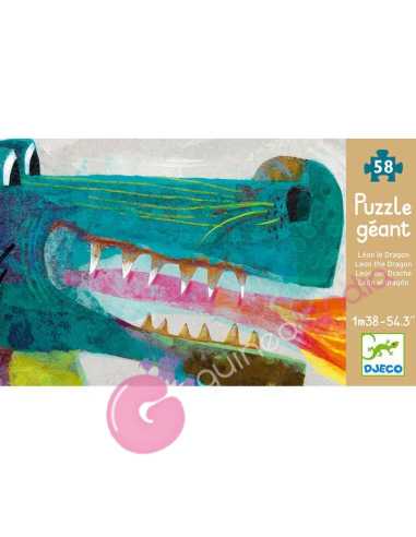 Puzzle Gigante El Dragón León 58 pzs Djeco - Dendago