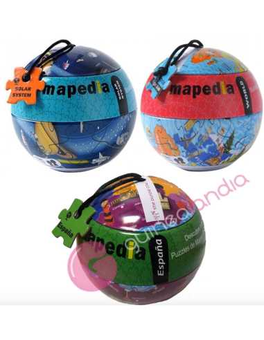 Puzzle Mapedia 100 piezas - Dendago