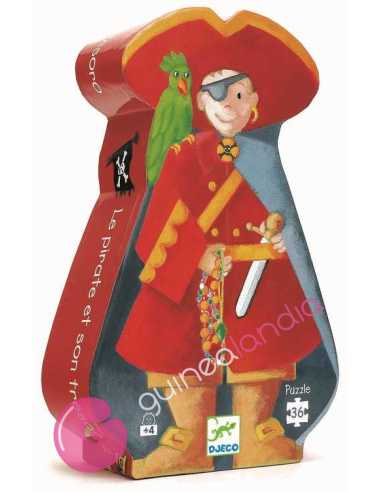 Puzzle Silueta El Pirata 36 piezas - Dendago