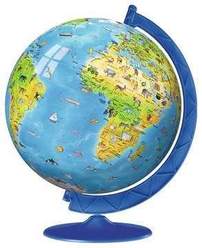 Ravensburger ref. 12341. 3D Puzzle - Ball Globo geográfico - Dendago