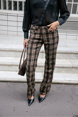 Pantalón slim oxford tan Gossip Freeman T.Porter