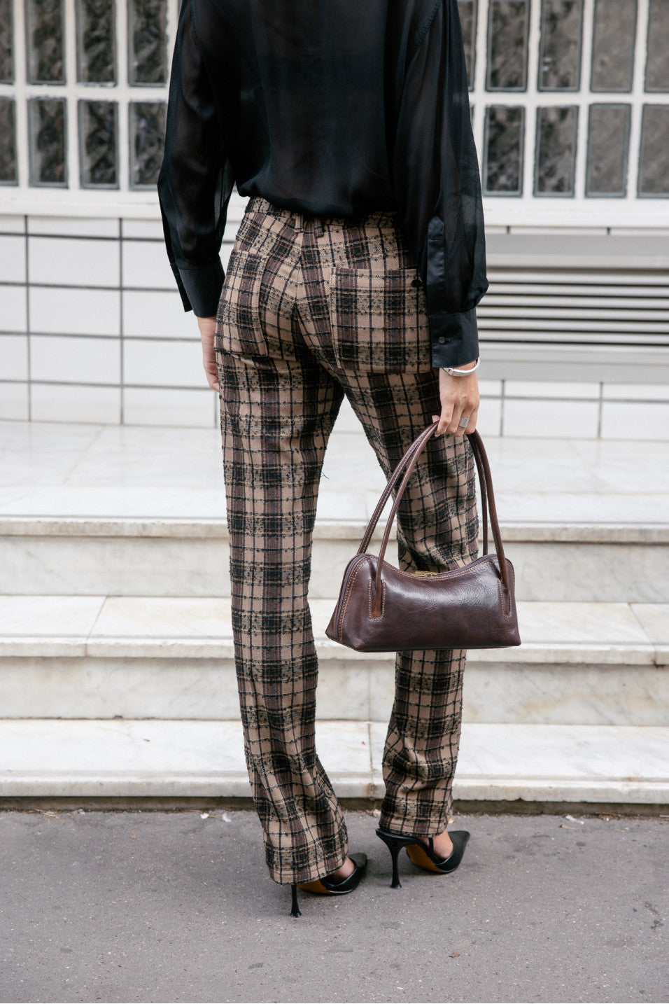 Pantalón slim oxford tan Gossip Freeman T.Porter
