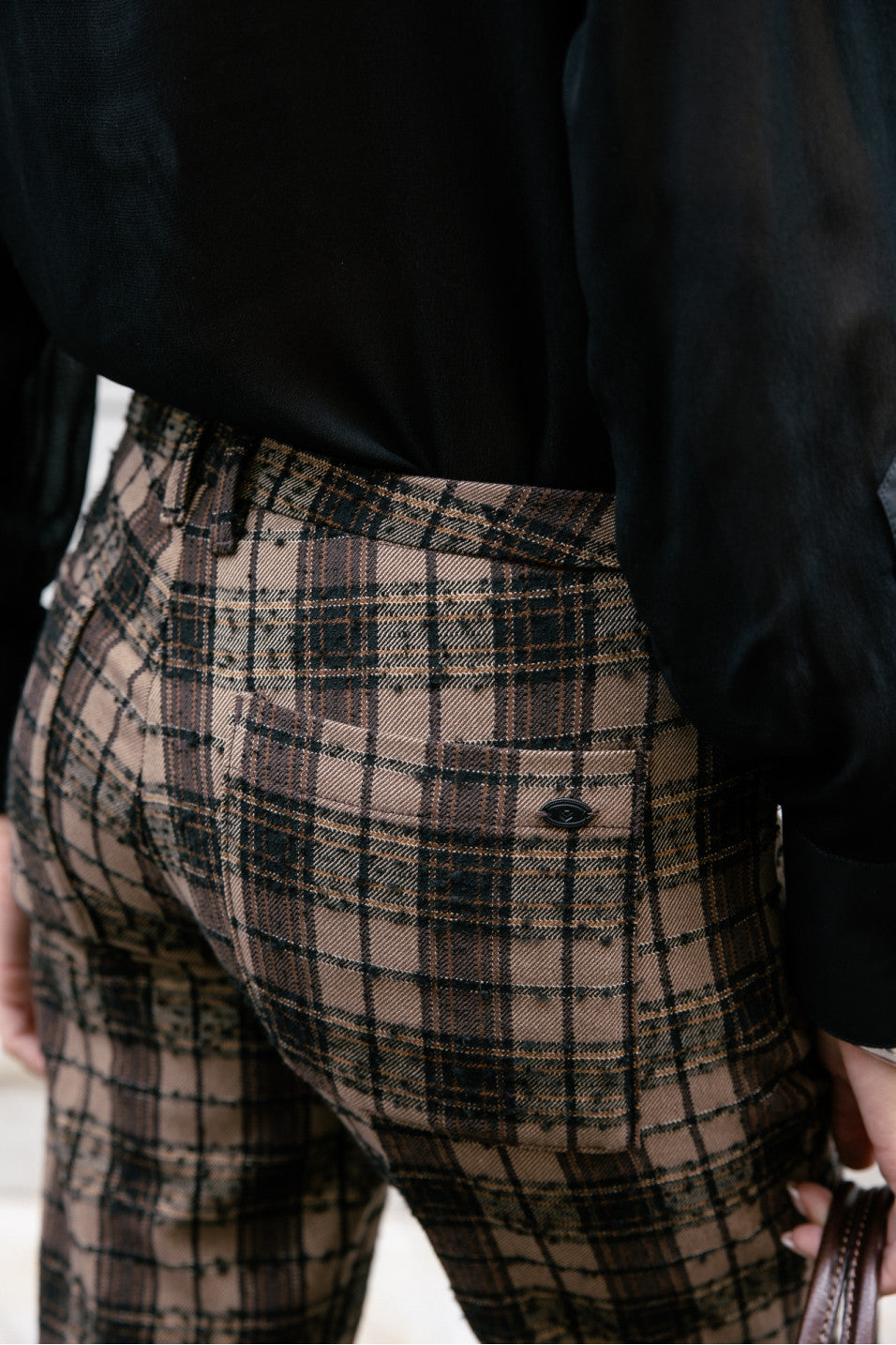 Pantalón slim oxford tan Gossip Freeman T.Porter