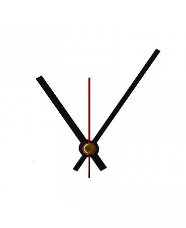 RELOJ AGUJAS NEGRO 45x55 cmm planas 1