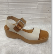 SANDALIA BEIGE LINCE - Dendago