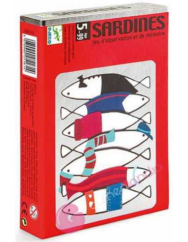 Sardines - Juego de cartas de memoria - Dendago