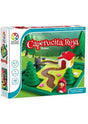 Juego de lógica Smart Games Caperucita Roja con piezas de cuento para resolver retos infantiles colocando personajes y elementos del bosque, fomentando la concentración y el pensamiento lógico.