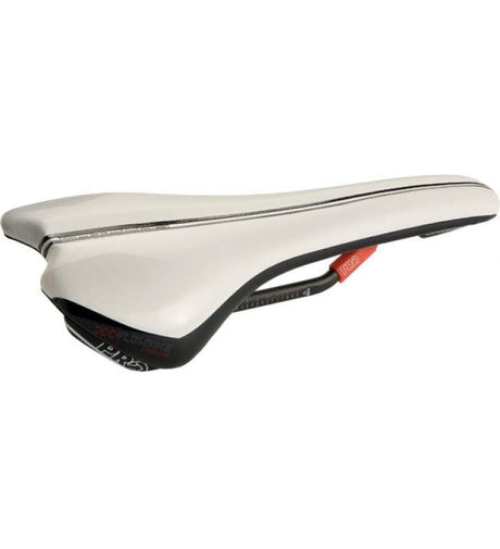 SILLIN PRO GRIFFON CARBONO BLANCO/NEGRO (132MM) - Dendago