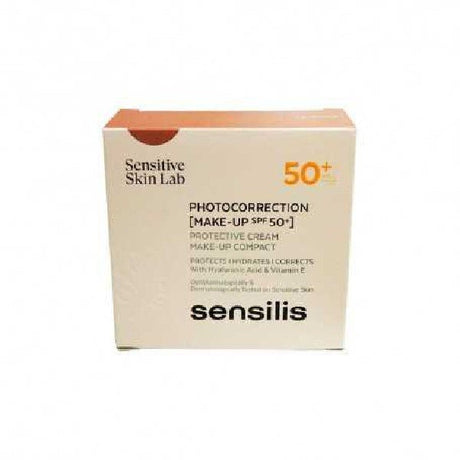 SOLAR COMPACTO SPF 50 COLOR01 NATURAL ROSE SENSIL - Dendago