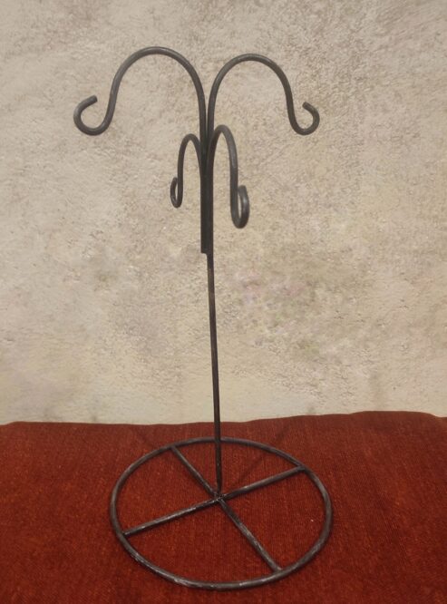 Soporte metálico de 4 brazos para colgar porta velas - Dendago