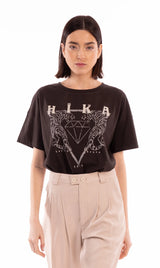 HÏKA BASQUE BRAND CAMISETA PRINT CON LOGO WILD