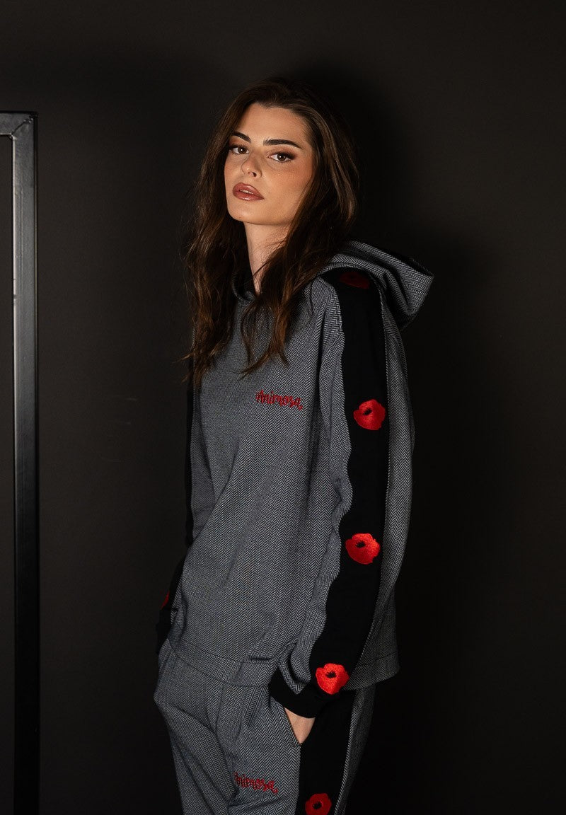 Sudadera Espiguilla Amapolas Animosa