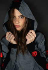 Sudadera Espiguilla Amapolas Animosa
