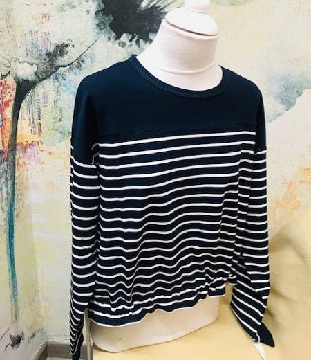 Sudadera Raya Marinera Marino y Crudo KAPORAL - Dendago