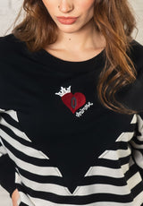 Sudadera Reina rayas Animosa