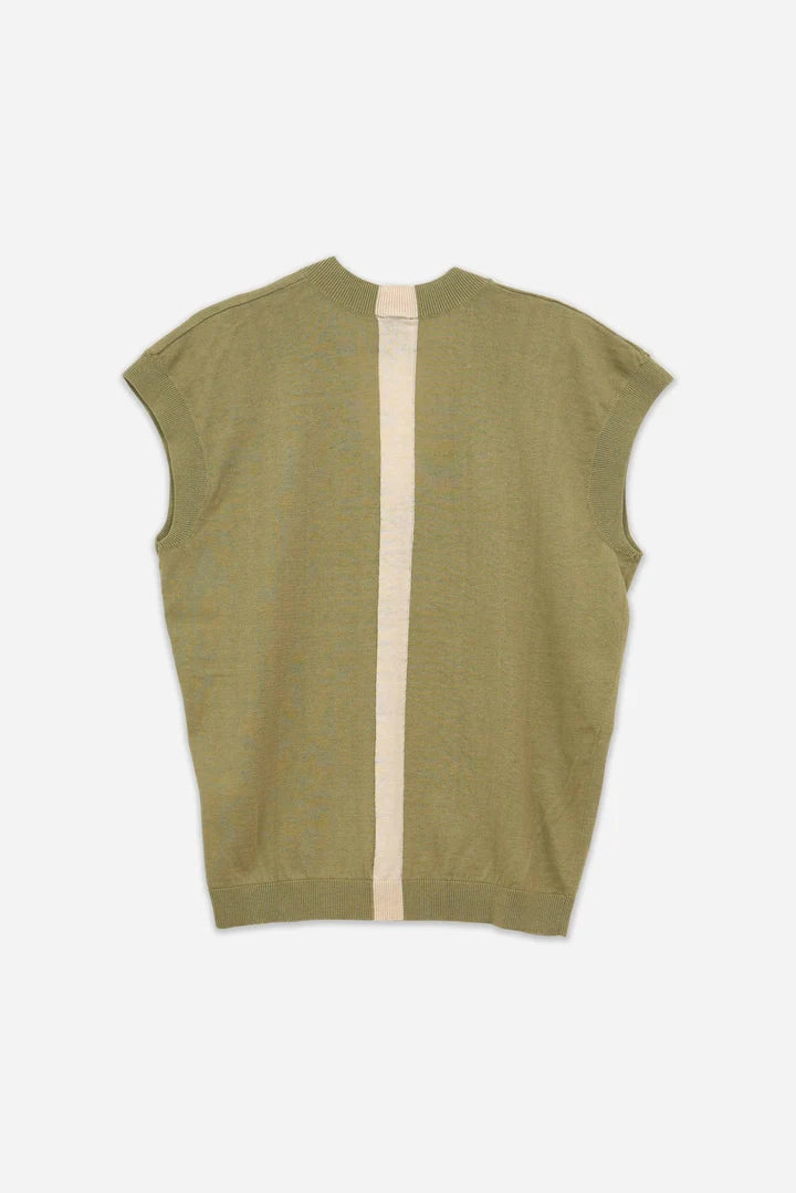 TANTÄ RAINWEAR CHALECO DE PUNTO ELM ESTIVA