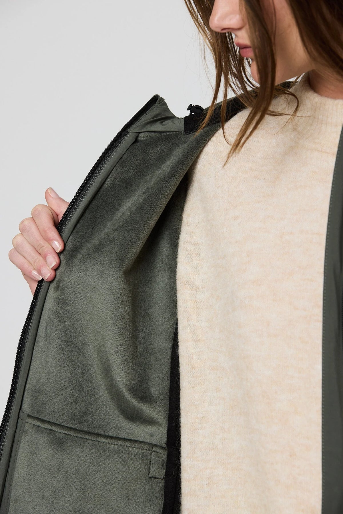 TANTÄ CHAQUETA IMPERMEABLE ENTRETIEMPO MULLED BASIL HAIL