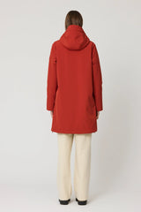TANTÄ RAINWEAR PARKA IMPERMEABLE RED OCHRE VERGLAS