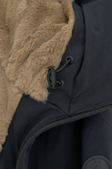 TANTÄ RAINWEAR CHAQUETA CORTA IMPERMEABLE BLACK GRAUPEL