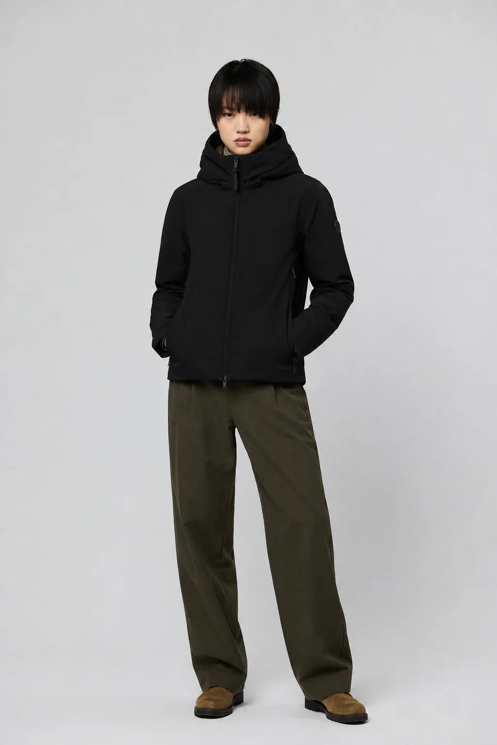 TANTÄ RAINWEAR CHAQUETA CORTA IMPERMEABLE BLACK GRAUPEL