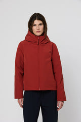 TANTÄ RAINWEAR CHAQUETA CORTA IMPERMEABLE RED OCHRE GRAUPEL