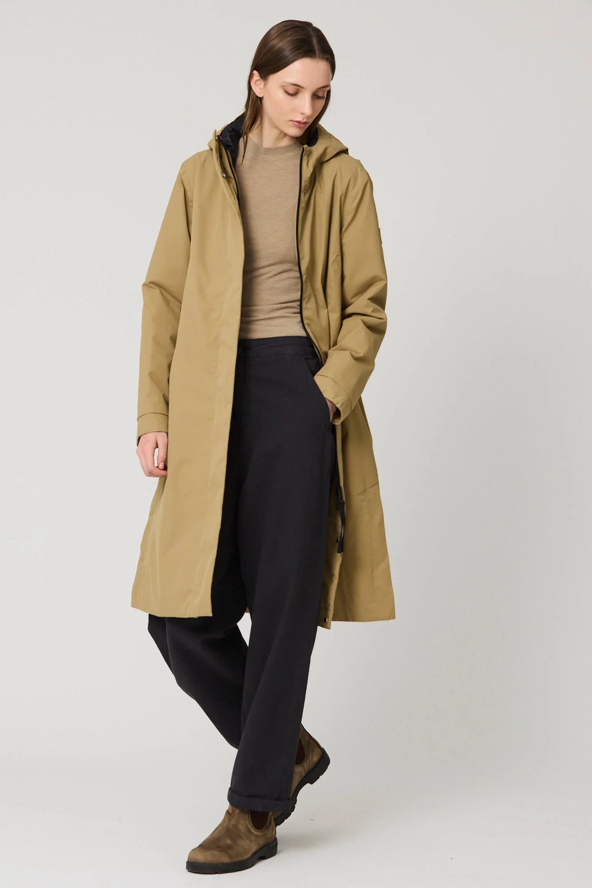 TANTÄ RAINWEAR ABRIGO LARGO ENTRETIEMPO ELMWOOD GEL