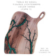 Tabla cortar/servir madera nogal lichtenberg - Dendago
