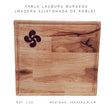 Tabla de corte madera roble Lauburu burdeos - Dendago