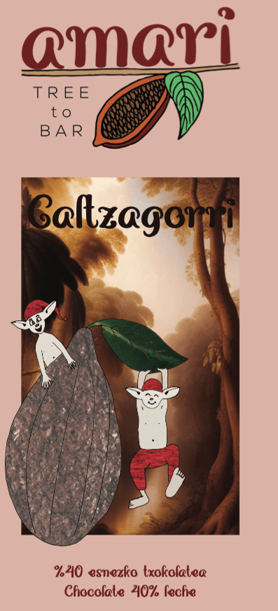 Tableta amari, Madagascar 40% leche - Dendago