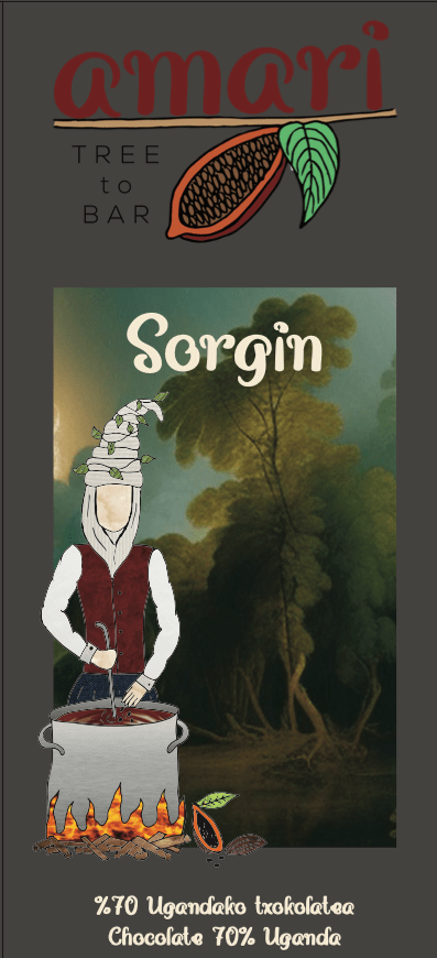 Tableta amari, Uganda 70% negro - Dendago