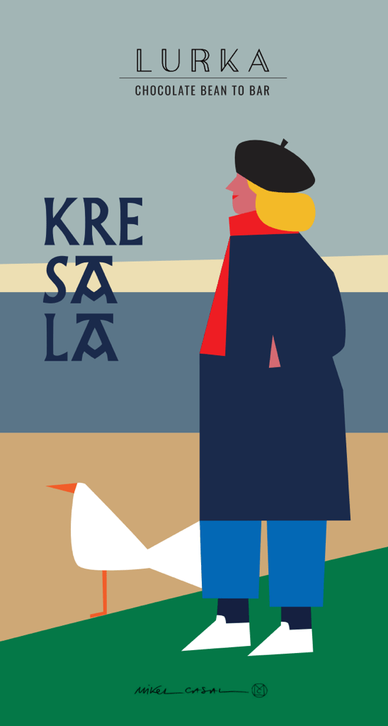 Tableta Lurka, Kresala 70%, sal marina y algas - Dendago