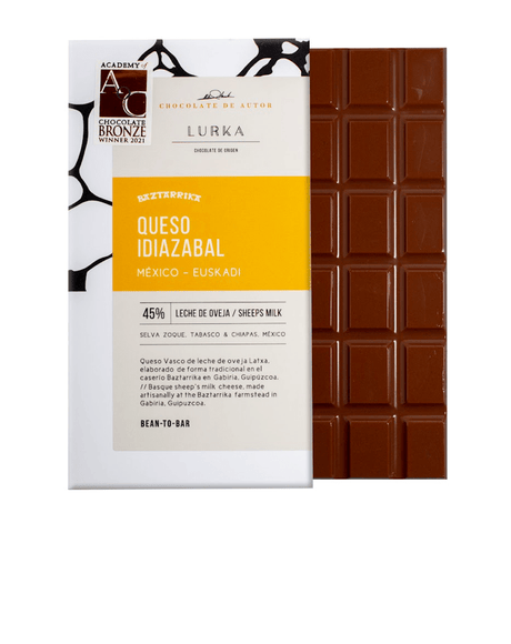 Tableta Lurka, Leche de oveja y queso Idiazabal - Dendago