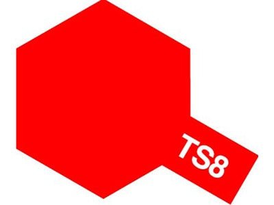 Tamiya TS - 8 Spray Italian Red. - Dendago